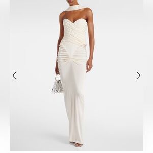 ILKYAZ OZEL Samsara Ruched Strapless Gown